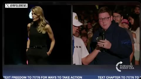 Turning Point Attendee Ask about "Rich Billionaire Jews"....Killing Kirk Spreads the Great Noticing