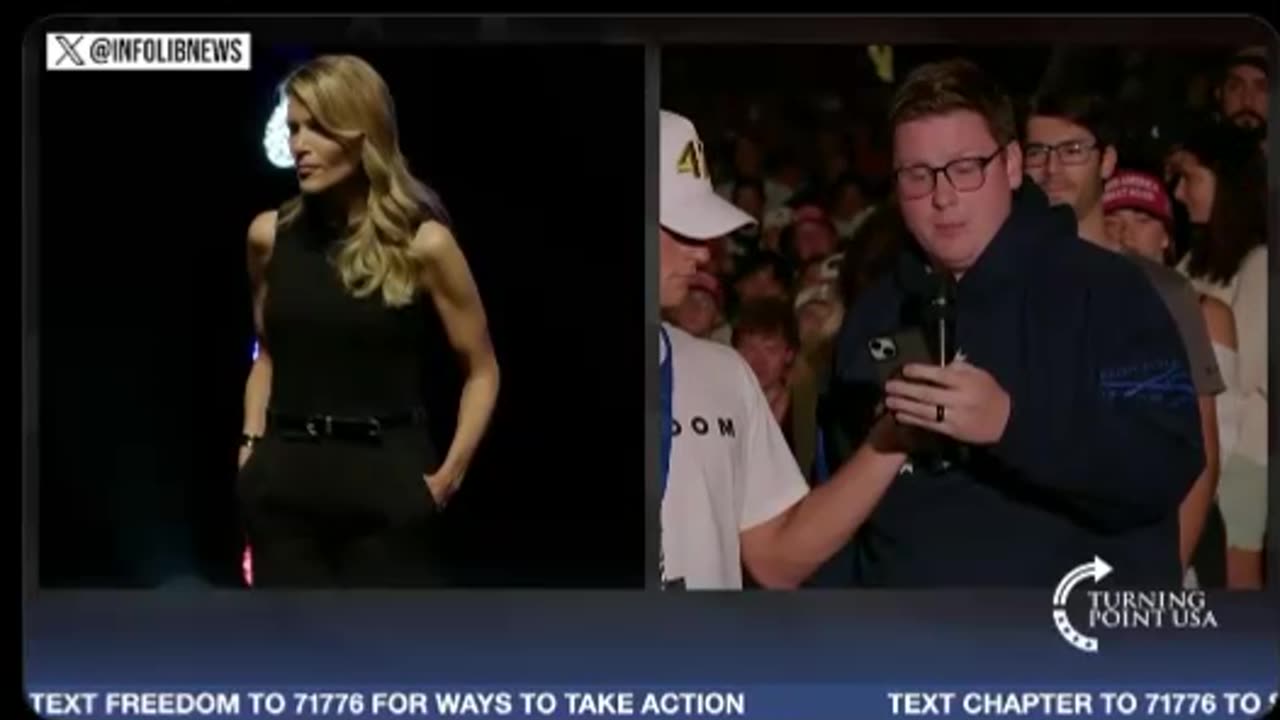Turning Point Attendee Ask about "Rich Billionaire Jews"....Killing Kirk Spreads the Great Noticing