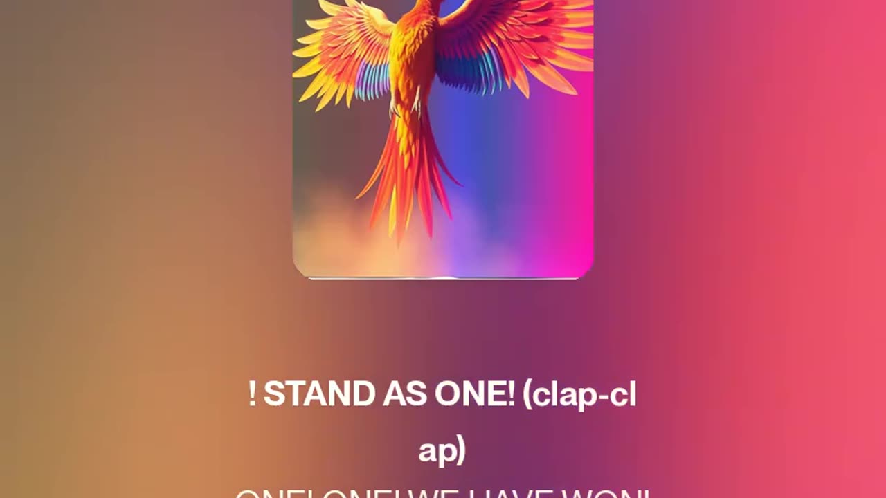 Stand as One (Together We Are Won)