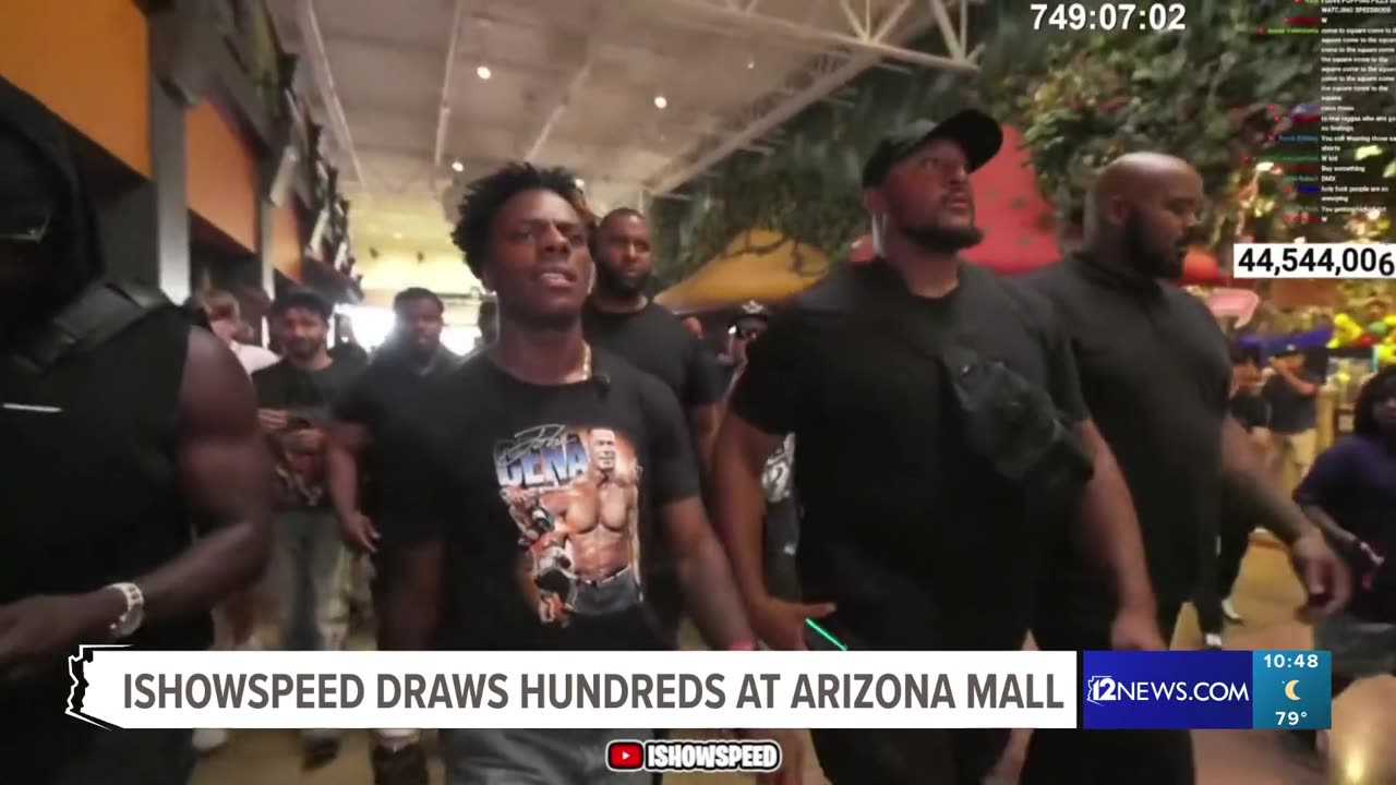 IShowSpeed draws hundreds to Arizona mall
