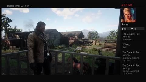 TiBBzTV. "RDR2 Stream". Part 2. 3/24/2024. Even more angry and even more whiny.