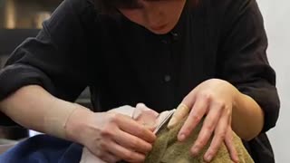 Trending: Why Japanese Barbershops Feel Like Therapy | ASMR Haircut #asmr #barbe