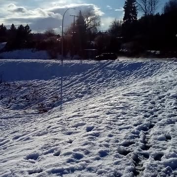 The Best Place To Toboggan In The Winter!