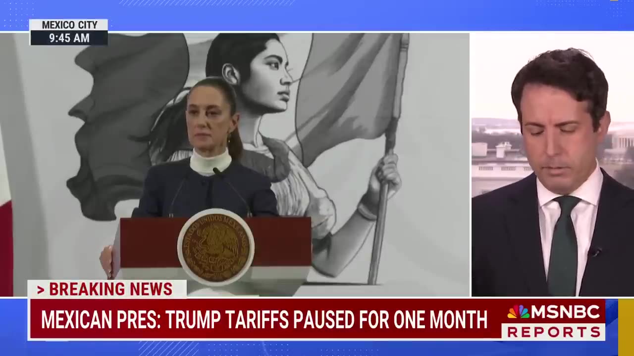 BREAKING: Trump pausing Mexico tariffs for one month