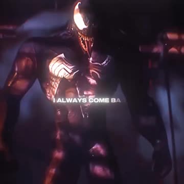 VENOM VS BLACK CAT IN HORROR SCENE