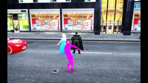 PINK Spiderman Cartoon w EPIC Party SuperHeroes Movie + Children Songs