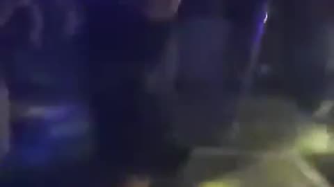 Hot Girl dances with Two Buff Guys at Club