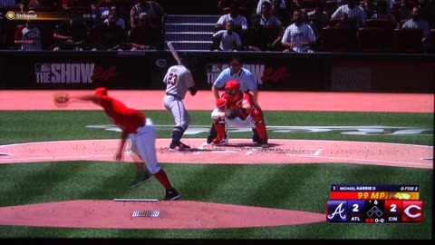 MLB The Show: Cincinnati Reds vs Atlanta Braves (S6 G105)