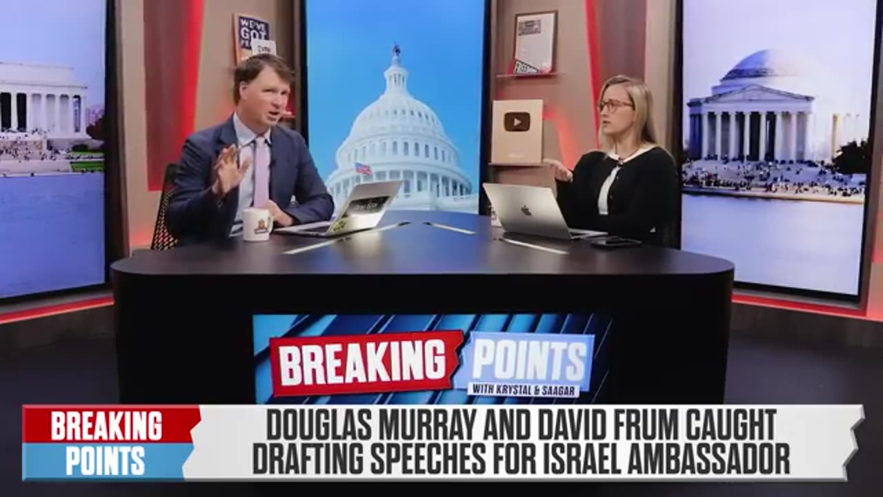 Douglas Murray CAUGHT Drafting Speech For ISRAELI GOV