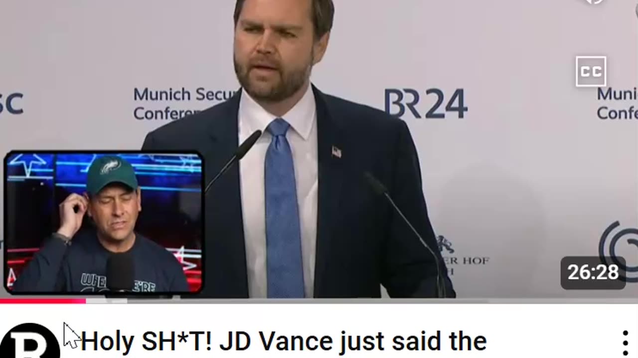 VP JD VANCE ALL AMERICAN FULL TILT BOOGIE FOR FREEDOM SPEECH UNLEASHED ON MUNICH CONFERENCE