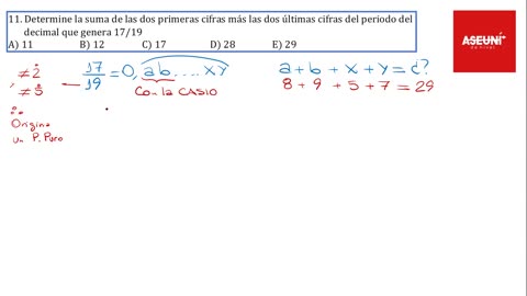 ASEUNI ANUAL 2021 | Semana 25 | Aritmética