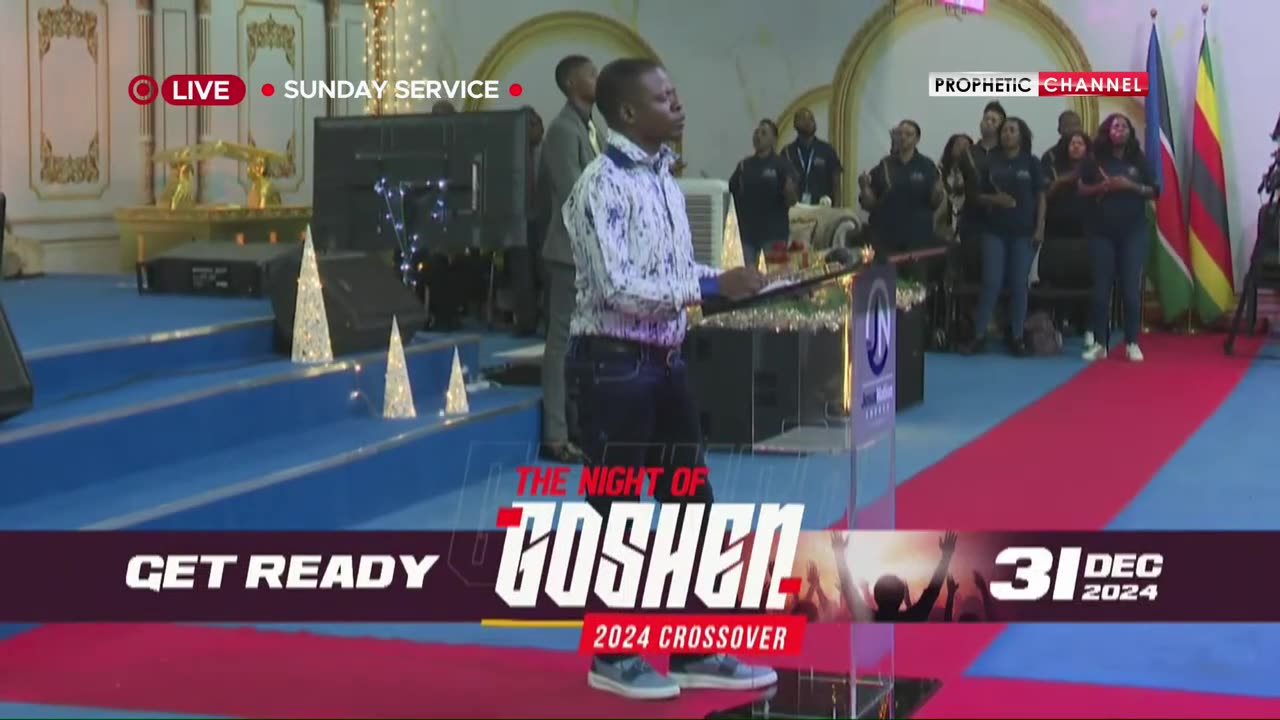 Sunday Service LIVE - ECG -The Jesus Nation Church - PROPHET SHEPHERD BUSHIRI 29.12.2024 [evening]