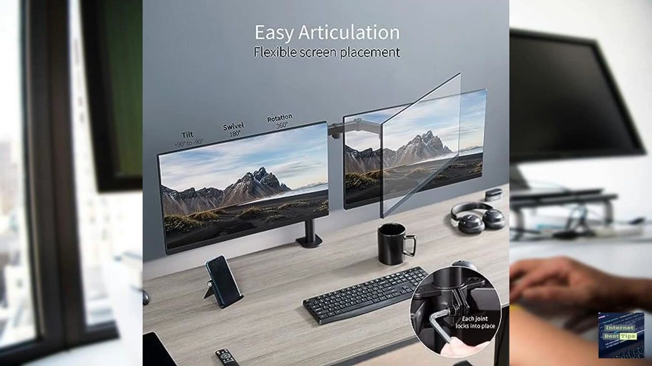 VIVO Dual Monitor Desk Mount