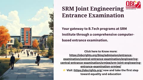 SRM Joint Engineering Entrance Examination (SRMJEE)