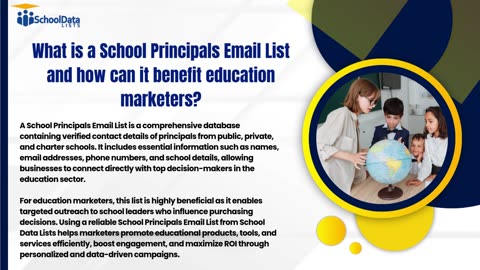 What is a School Principals Email List?