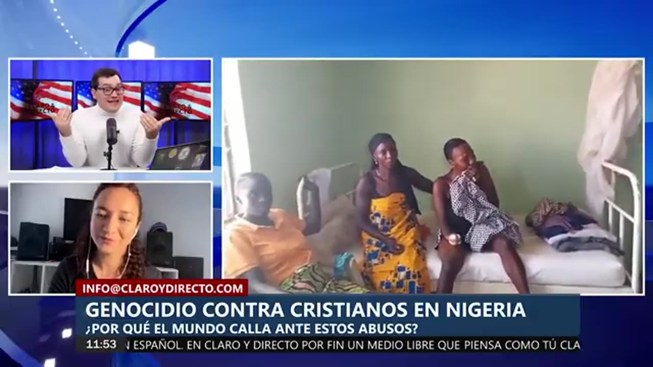 MASACRE contra CRISTIANOS en Nigeria Mamela Fiallo y ‪@claroydirectoamerica‬