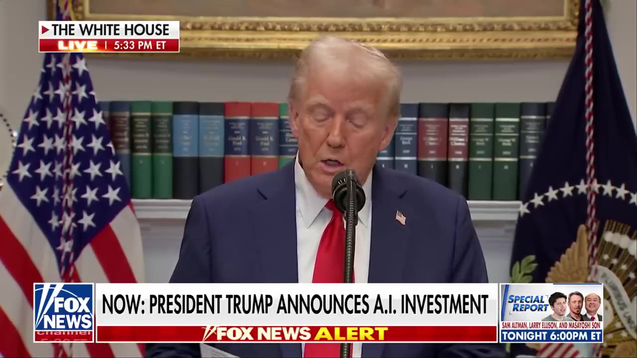Trump announces Stargate AI infrastructure project