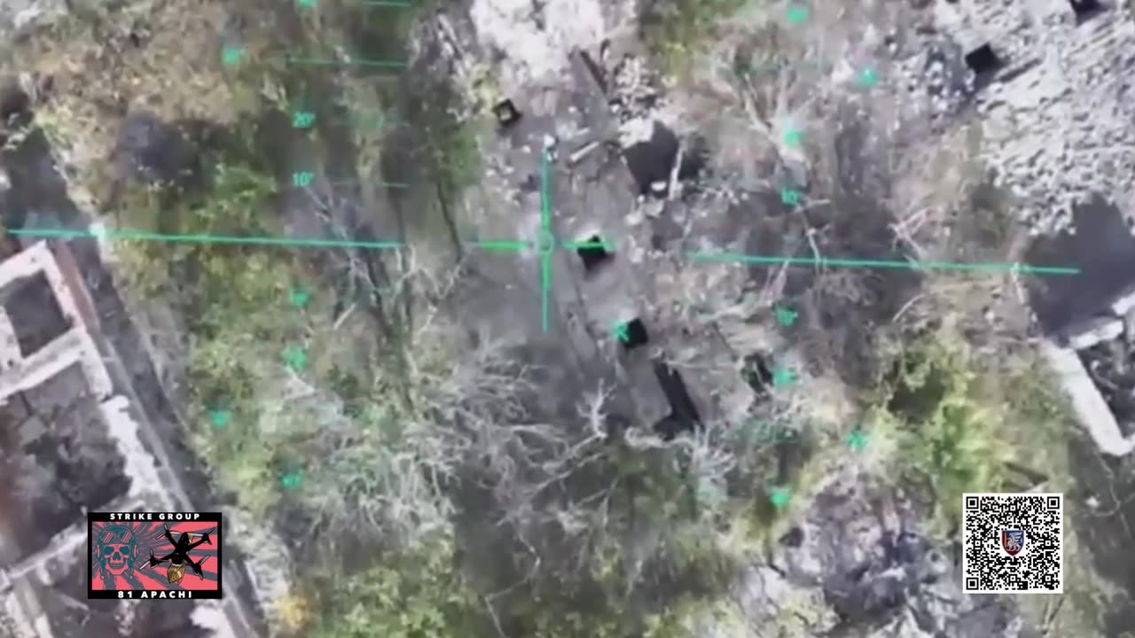 Ukrainians Dropping Munitions Made from Anti-Tank Mines Onto Russian Fortifications