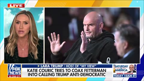 Senator Fetterman: "He's the most common-sense Democrat in the entire party