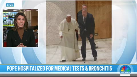 Pope Francis hospitalized for bronchitis treatment