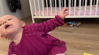 Baby Kayla Playing Blocks with Mommy | Adorable Baby Playtime Video