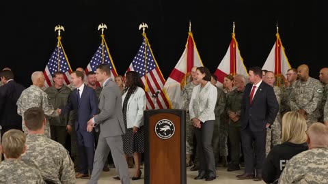 Governor DeSantis Highlights the Florida State Guard at Camp Blanding