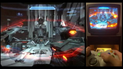 Halo 4 Xbox 360 CRT TV Walkthrough Part 2 #halo
