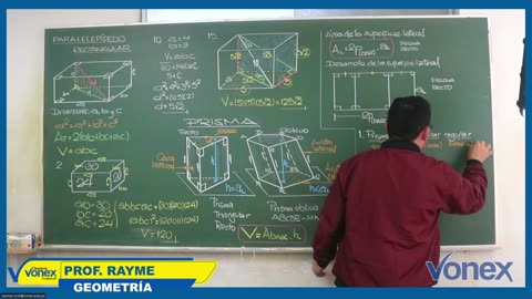 VONEX CICLO MATE 2024 | Semana 19 | Geometría: Prisma