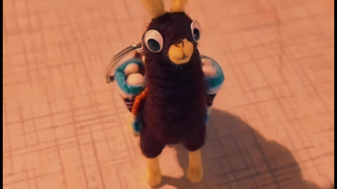 Una llama boliviana en mi mesa 🤷🏿‍♂️