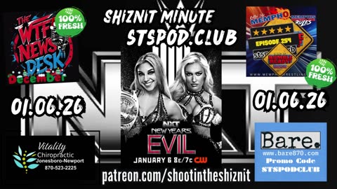 SHIZNIT MINUTE 01.06.26 - BT TALKS NXT!!