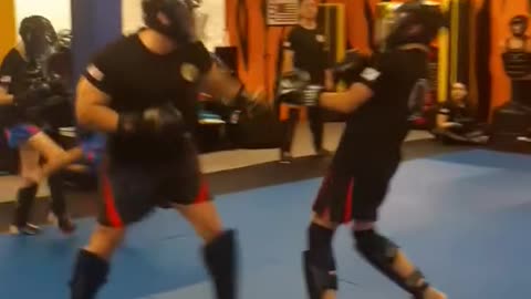 Kickboxing Sparring