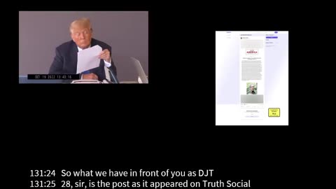 FULL VIDEO: Trump deposition in E. Jean Carroll rape trial