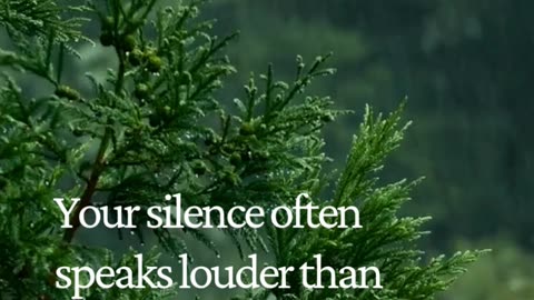 Your Silence Speaks Volumes — Let Them Talk