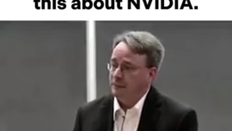 Based Creator of Linux said this about Nvidia