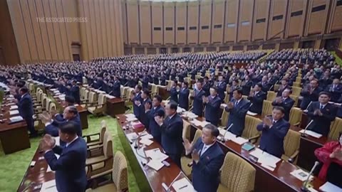 Members of North Korea parliament attend two-day meeting in Pyongyang, but leader Kim absent