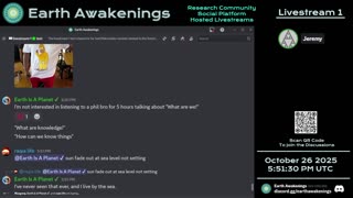 Earth Awakenings - Livestream 1 - #4107 - Live on Rumble/Youtube/X-Twitter/Twitch