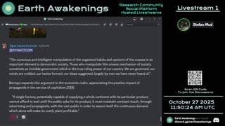 Earth Awakenings - Livestream 1 - #4109 - Live on Rumble/Youtube/X-Twitter/Twitch
