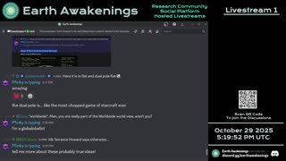 Earth Awakenings - Livestream 1 - #4114 - Live on Rumble/Youtube/X-Twitter/Twitch