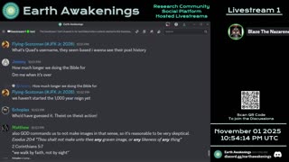 Earth Awakenings - Livestream 1 - #4119 - Live on Rumble/Youtube/X-Twitter/Twitch