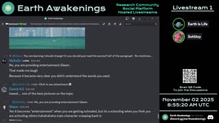 Earth Awakenings - Livestream 1 - #4119 - Live on Rumble/Youtube/X-Twitter/Twitch