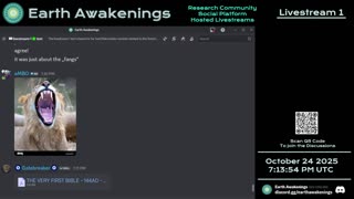 Earth Awakenings - Livestream 1 - #4104 - Live on Rumble/Youtube/X-Twitter/Twitch