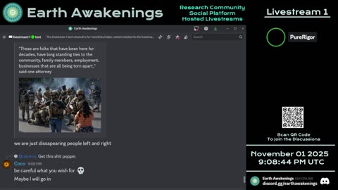 Earth Awakenings - Livestream 1 - #4119 - Live on Rumble/Youtube/X-Twitter/Twitch