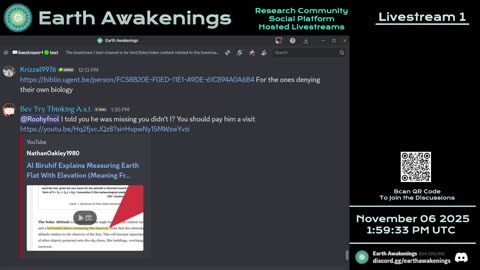 Earth Awakenings - Livestream 1 - #4128 - Live on Rumble/Youtube/X-Twitter/Twitch