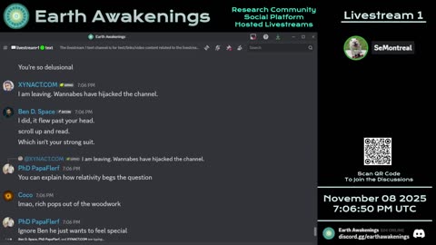 Earth Awakenings - Livestream 1 - #4136 - Live on Rumble/Youtube/X-Twitter/Twitch