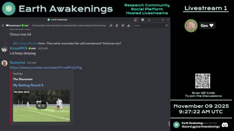 Earth Awakenings - Livestream 1 - #4137 - Live on Rumble/Youtube/X-Twitter/Twitch