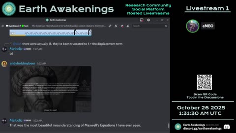 Earth Awakenings - Livestream 1 - #4104 - Live on Rumble/Youtube/X-Twitter/Twitch