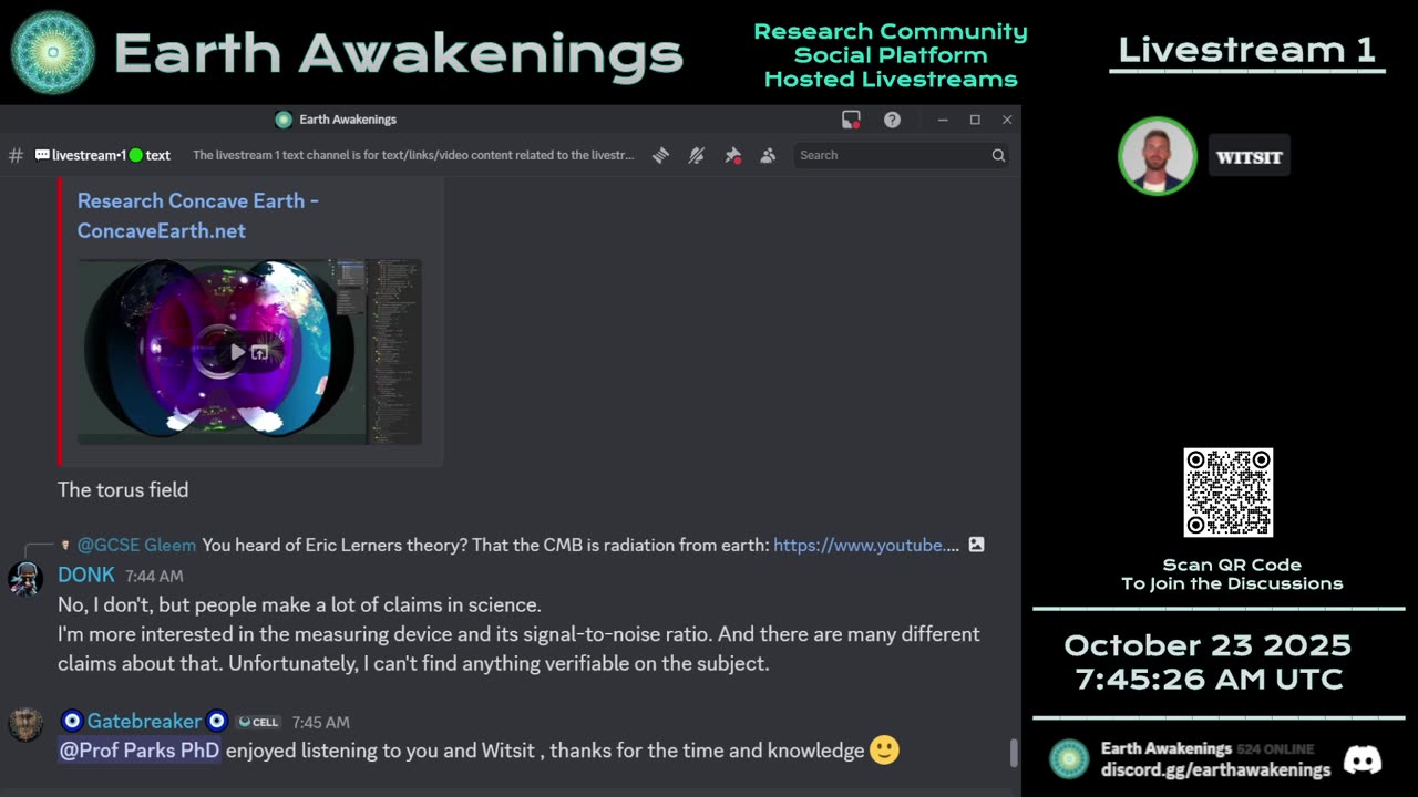 Earth Awakenings - Livestream 1