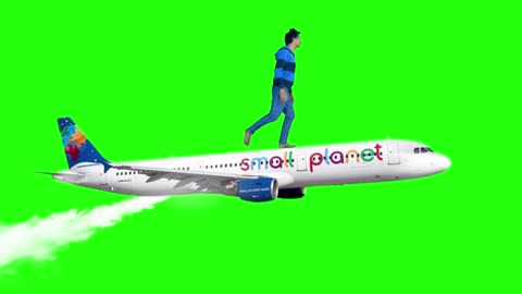 Magic Dekho-34-Standing On Plane2 Green