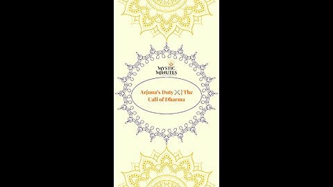 Arjuna’s Duty ⚔️ | The Call of Dharma
