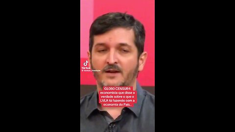 Economista sendo sincero na rede Globo